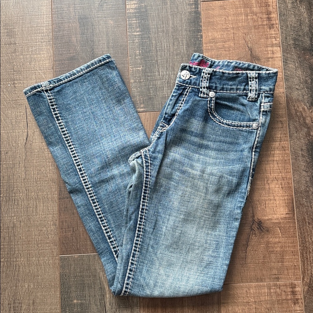 Rock Revival Women's‎ Distressed Blue Jeggings